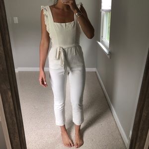White jumpsuit size M